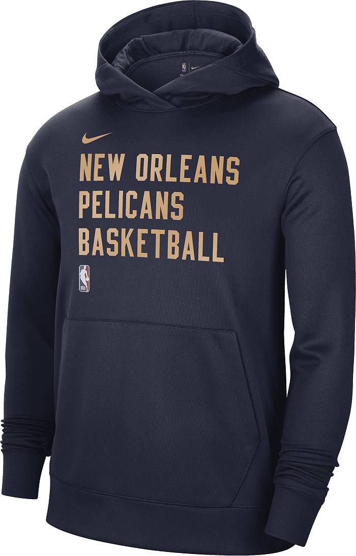 Men's New Orleans Pelicans Nike Red Spotlight Practice Performance Pullover  Hoodie