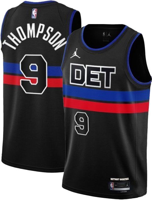 Nike Men's Detroit Pistons Ausar Thompson #9 Statement Jersey - Big ...