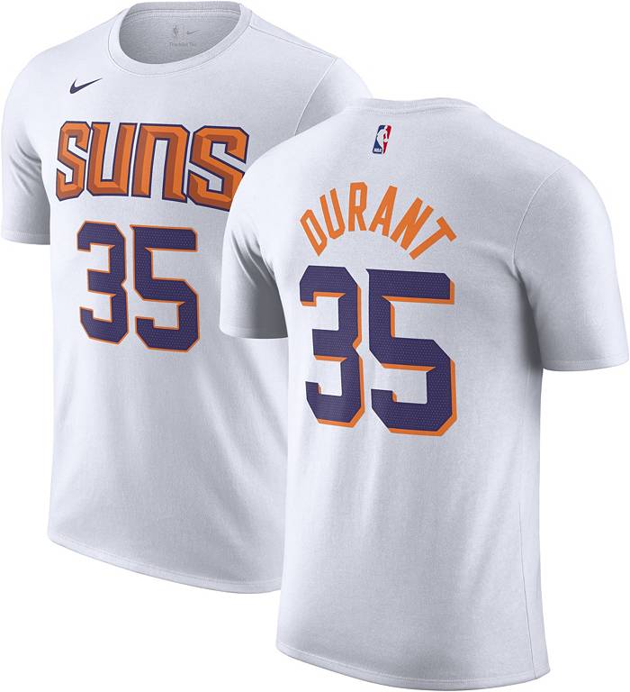 Kevin Durant Phoenix Suns Nike Icon Name & Number T-Shirt - White