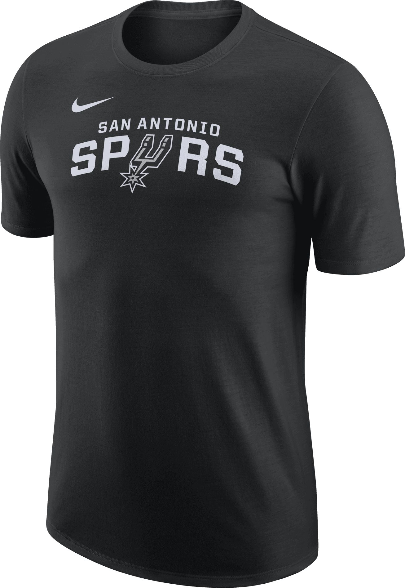 Nike Men's San Antonio Spurs Black Essential Logo T-Shirt product image