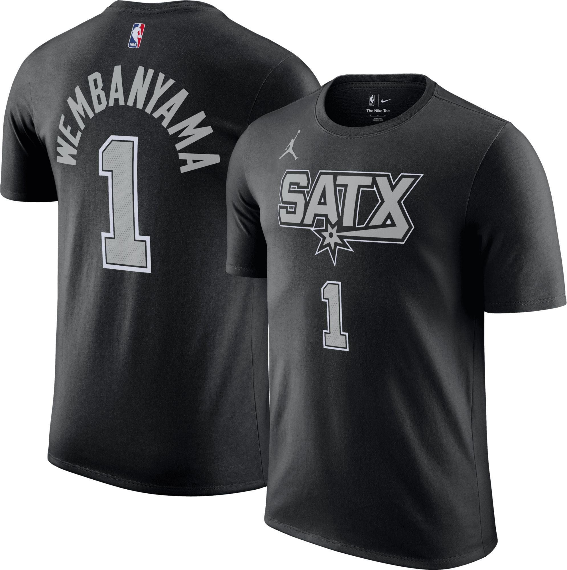 Nike Adult San Antonio Spurs Victor Wembanyama #1 Statement T-Shirt product image