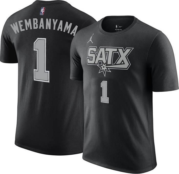 Men's Nike Victor Wembanyama White San Antonio Spurs Icon 2022/23 Name & Number T-Shirt Size: Medium