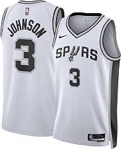 Men's San Antonio Spurs Keldon Johnson #3 Nike White 2021/22 Swingman Jersey  - City Edition