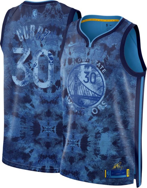 moneda También Prever Nike Men's Golden State Warriors Blue Steph Curry #30 Dri-FIT Swingman  Jersey | Dick's Sporting Goods