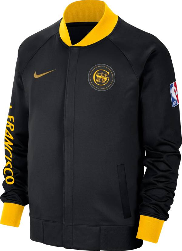 Golden state warriors black 2024 jacket