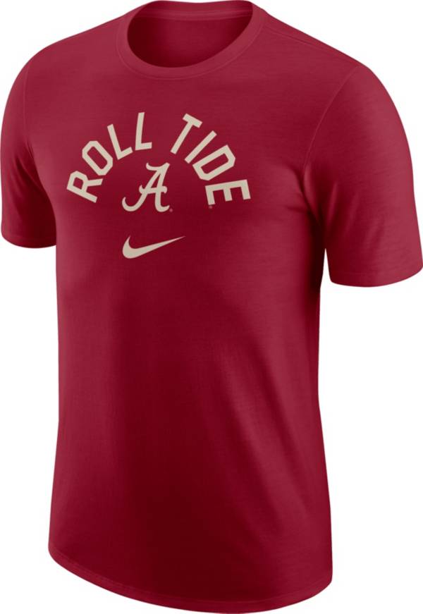 Nike Men's Alabama Crimson Tide Crimson University Arch Logo T-Shirt ...