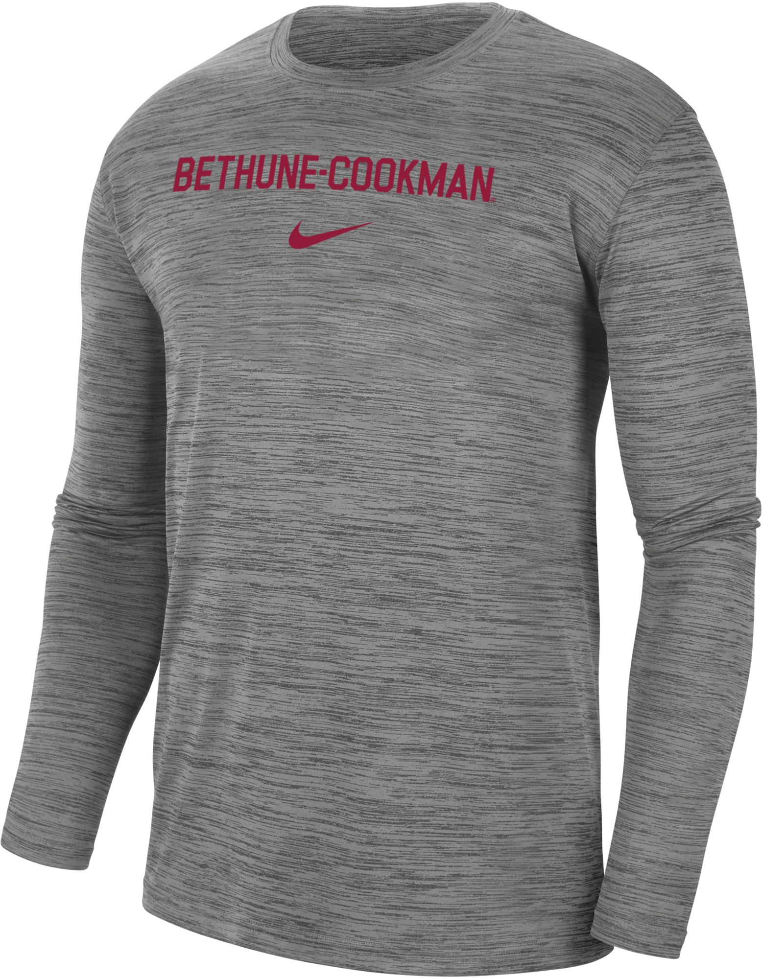 Nike Men's Bethune-Cookman Wildcats Grey Dri-FIT Velocity Football Team Issue T-Shirt