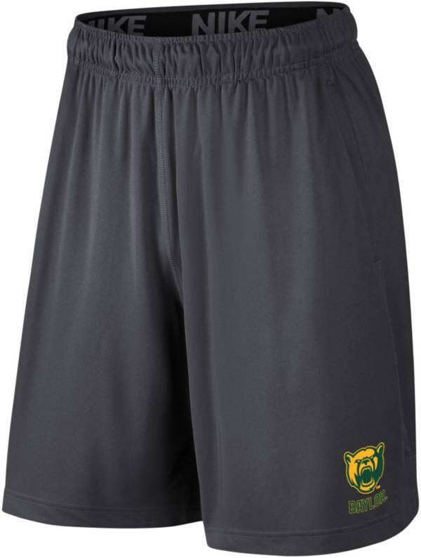 Nike Men's Baylor Bears Grey Dri-FIT Fly Shorts product image