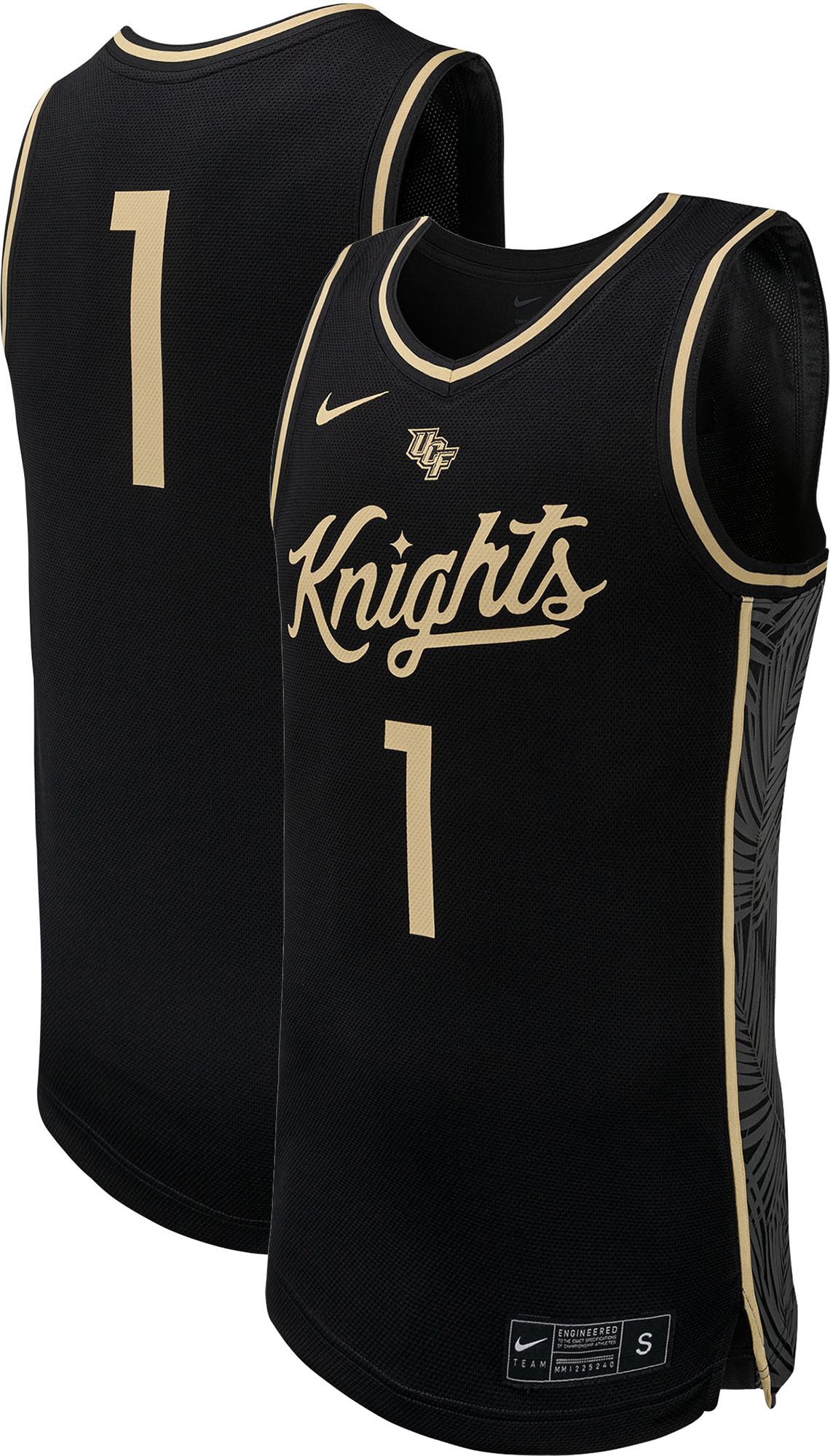 Nike Men's UCF Knights #1 Black Replica Basketball Jersey product image