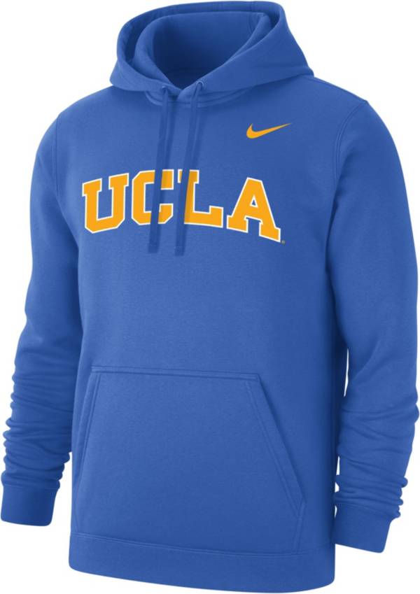 Men's Nike Royal Los Angeles Rams Sideline Club Fleece Pullover Hoodie Size: Small