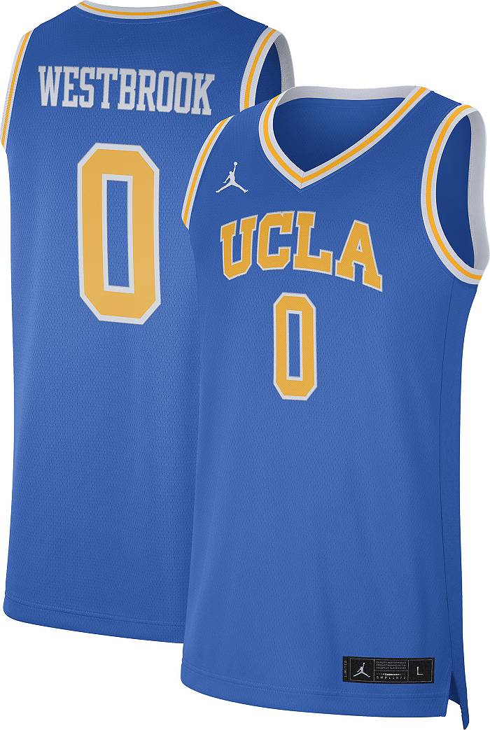 Nike Men's UCLA Bruins True Blue Full Button Replica Baseball Jersey, Large