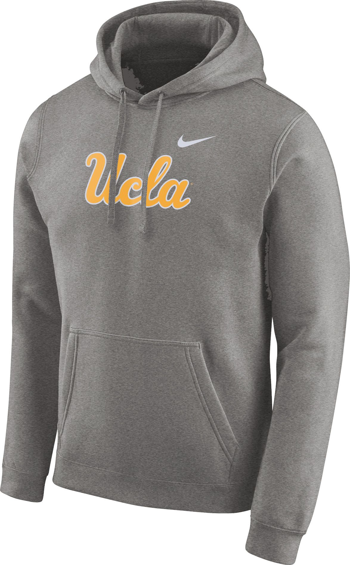 Nike Men's UCLA Bruins Grey Club Fleece Pullover Hoodie