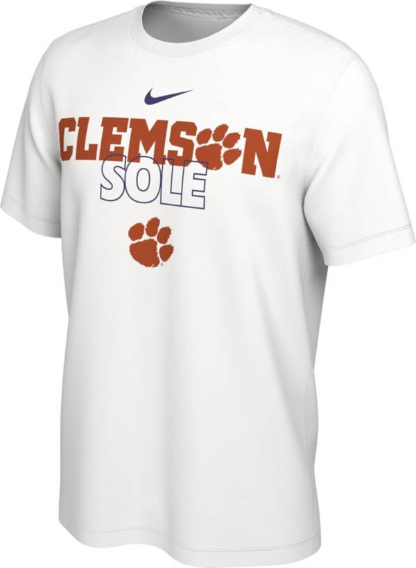 Nike Clemson Tigers White 2023 March Madness Basketball Clemson Sole Bench T-Shirt product image