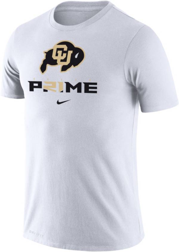 Nike Men's Colorado Buffaloes White Dri-Fit Legend Wordmark T-Shirt ...