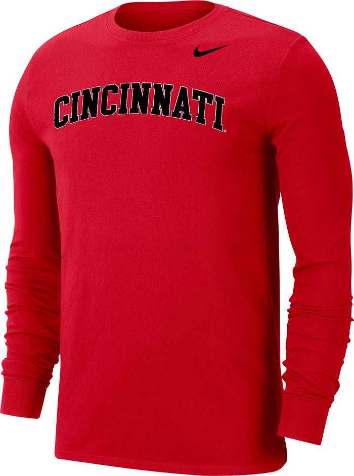 Men's Under Armour #1 Red Cincinnati Bearcats Team Wordmark Replica Football  Jersey