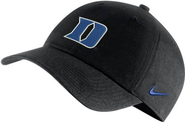 Nike Men s Duke Blue Devils Black Heritage86 Campus Adjustable Hat