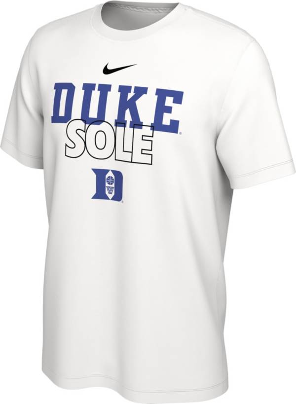 Nike Duke Blue Devils White 2023 March Madness Basketball Duke Sole Bench T-Shirt product image