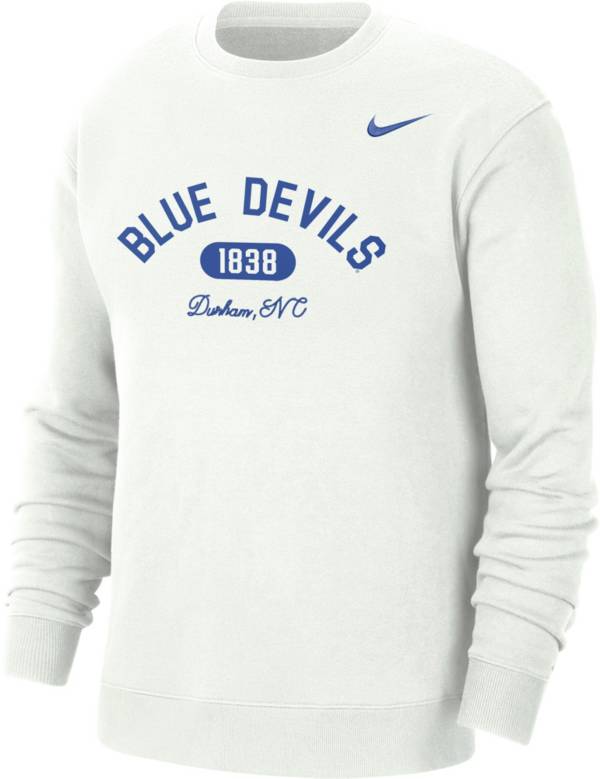 Duke hot sale white sweatshirt