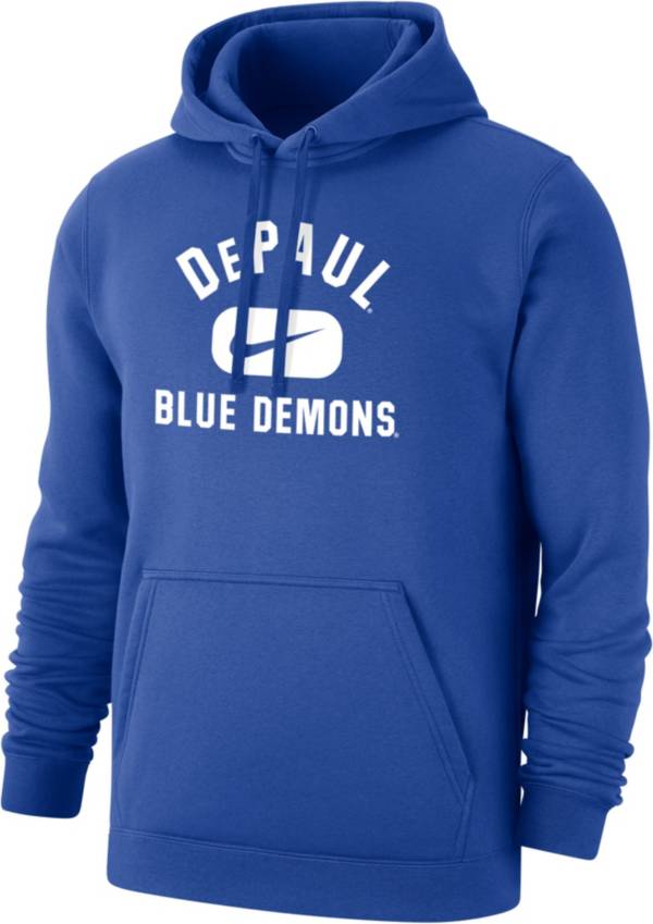 Nike Men's DePaul Blue Demons Royal Blue Club Fleece Pill Swoosh