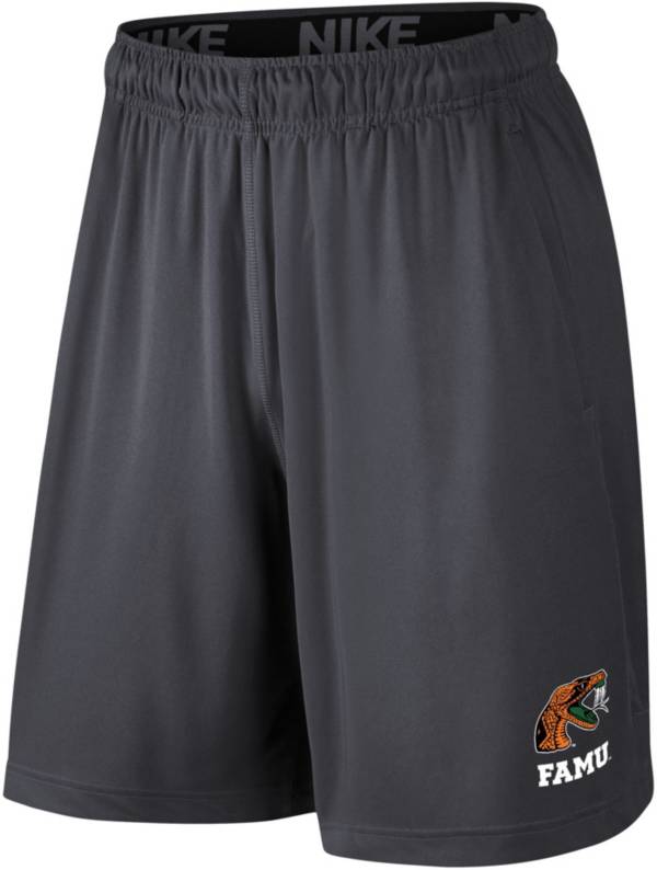 Nike Men's Florida A&M Rattlers Dri-Fit Fly Shorts - Grey - M Each