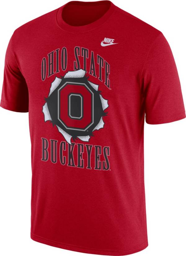 Nike Men's Ohio State Buckeyes Scarlet Back 2 School T-Shirt | Dick's ...