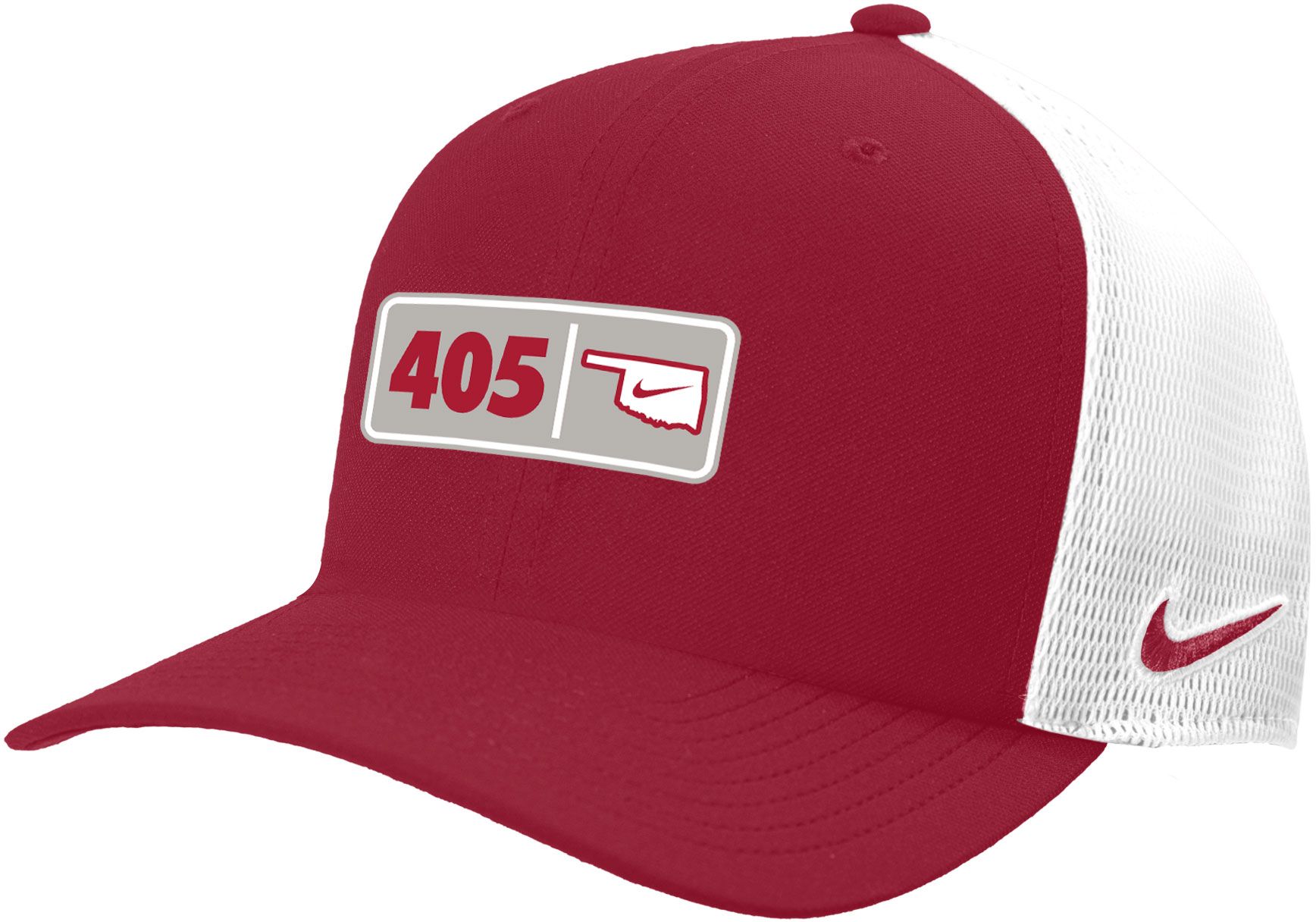 Nike Men's Oklahoma Sooners Crimson 405 Area Code Classic99 Trucker Hat