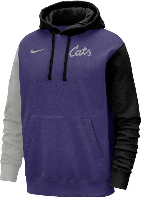 Nike club hoodie discount purple