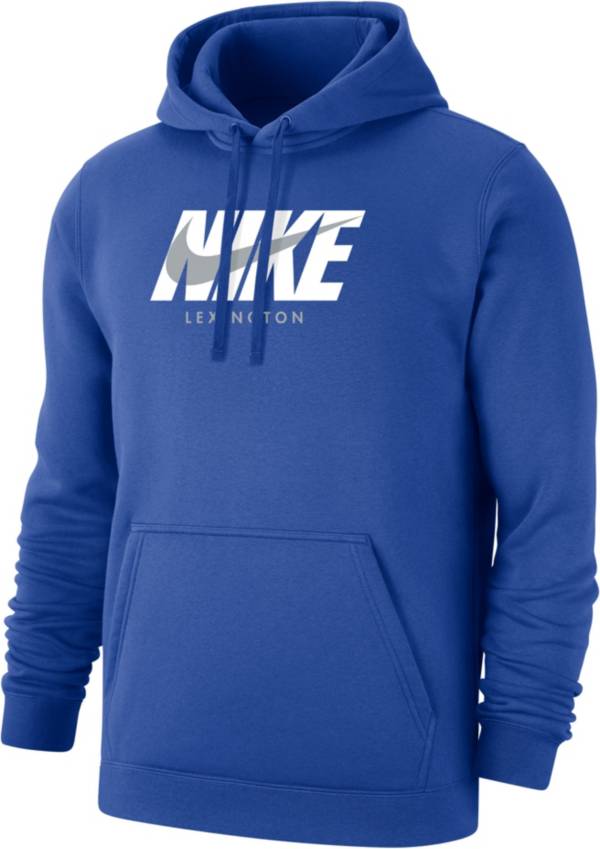 Nike blue best sale jumper mens