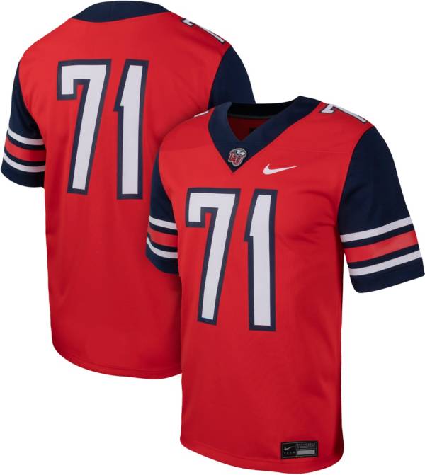 Retro Brand Men's Liberty Flames Malik Willis #7 White Replica Football Jersey, Medium