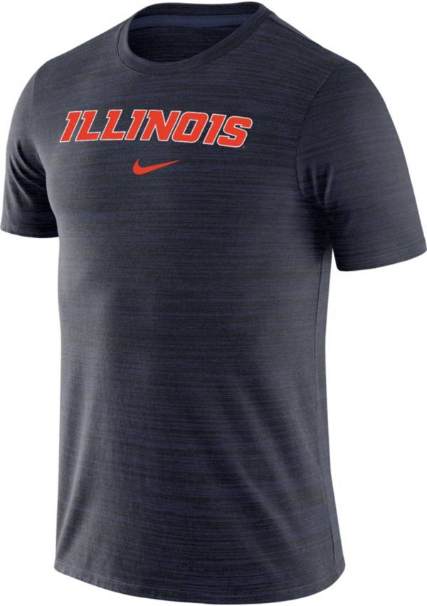 Nike Men's Illinois Fighting Illini #50 Blue Replica Home Football Jersey, Large