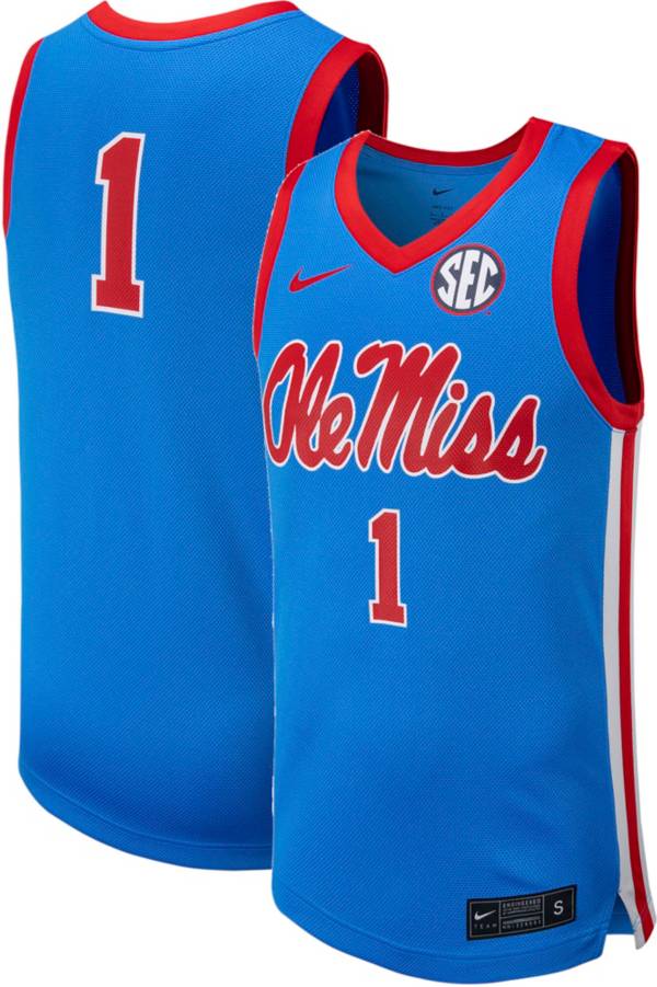 Ole miss powder blue basketball sale jersey