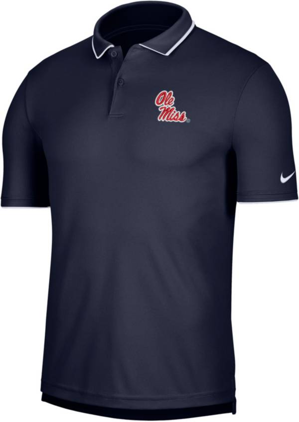 ole miss powder blue nike polo