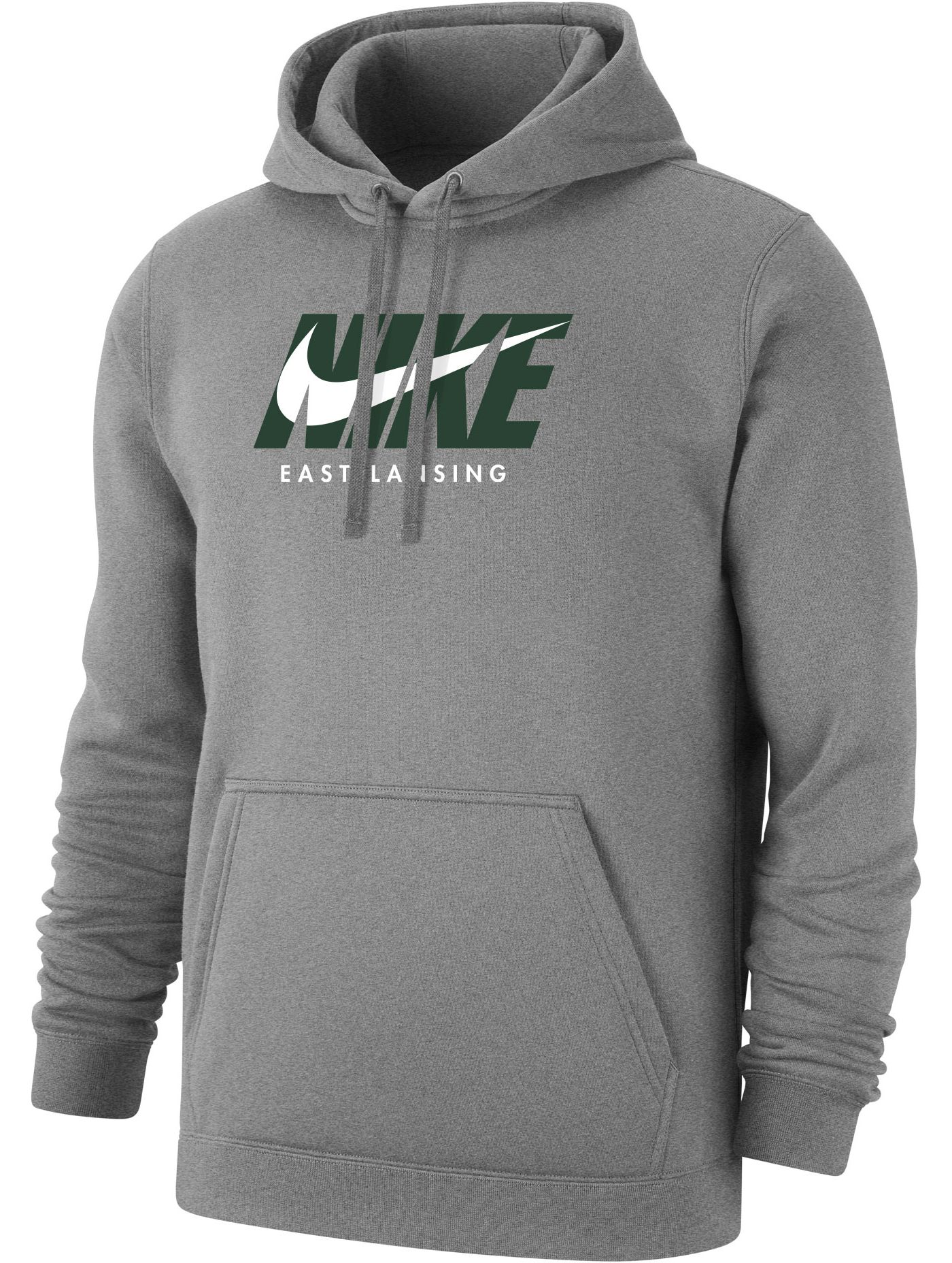 Nike Men s Michigan State Spartans East Lansing Grey City 3.0 Pullover Hoodie Dick s Sporting Goods