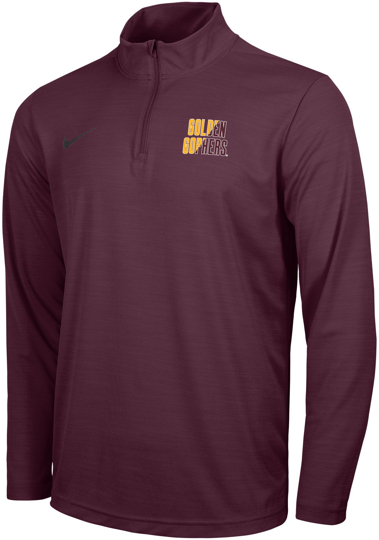 Nike Men's Minnesota Golden Gophers Maroon Intensity Quarter-Zip Shirt