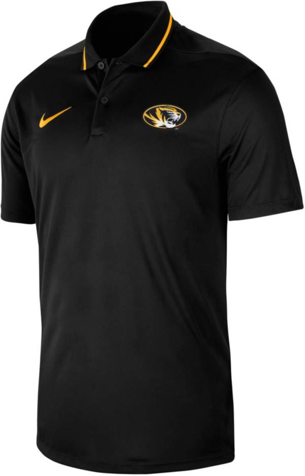 Nike Men's Missouri Tigers Black Dri-FIT Football Sideline Coaches Polo product image