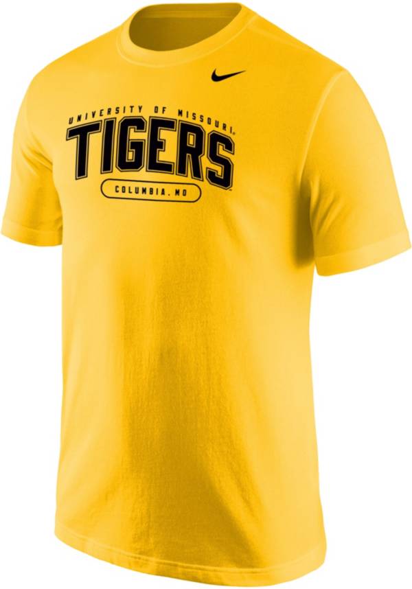 Nike Men's Missouri Tigers Gold Core Cotton T-Shirt