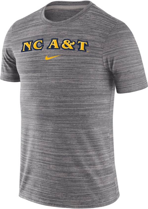Nike Men's North Carolina A&T Aggies Grey Dri-FIT Velocity Football ...