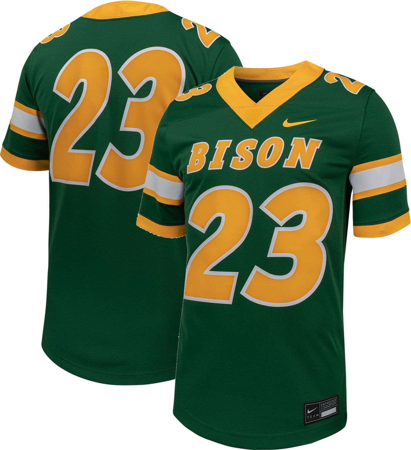 Nike Men s North Dakota State Bison Green Untouchable Home Game Football Jersey Dick s Sporting Goods
