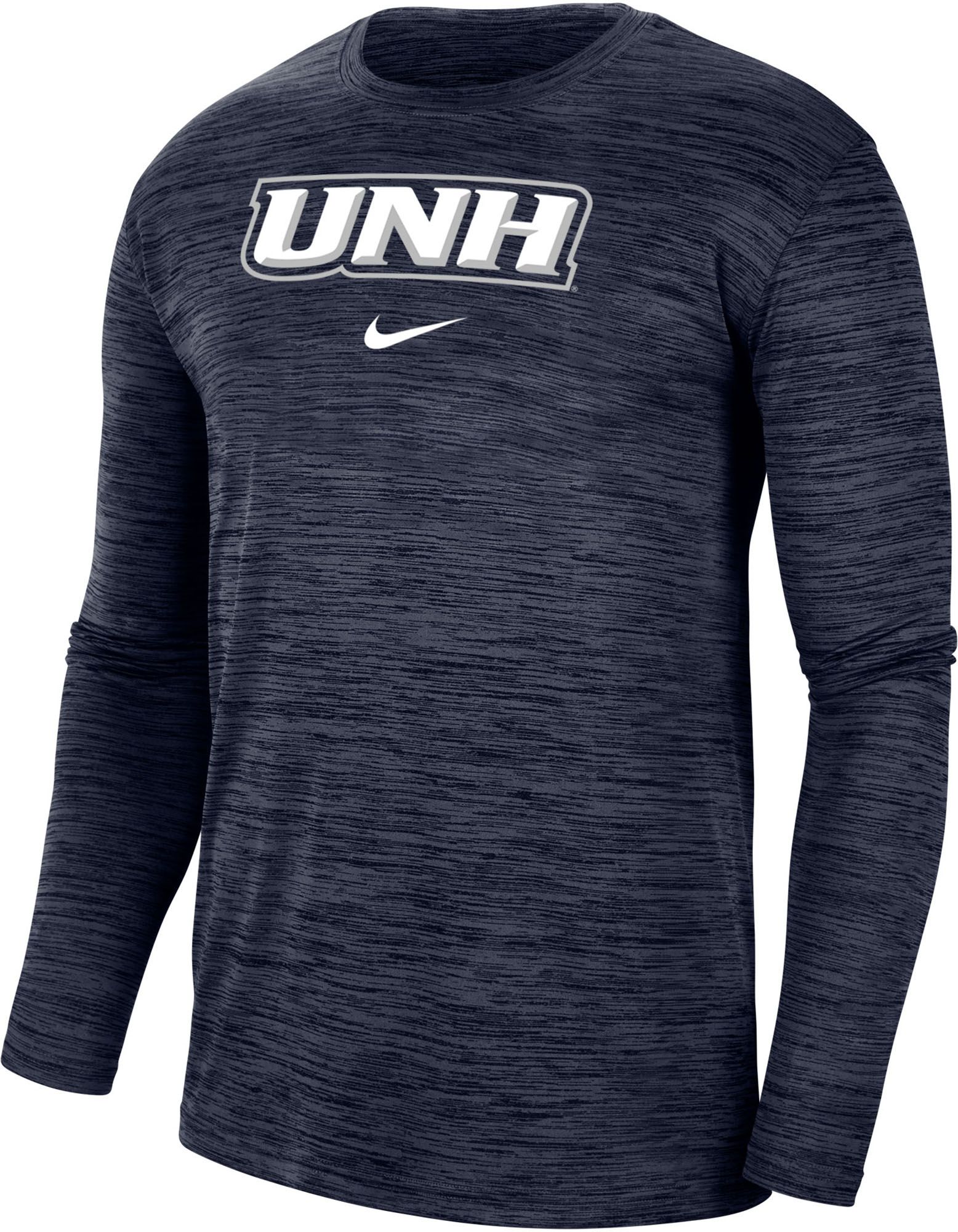 Nike Men's New Hampshire Wildcats Blue Dri-FIT Velocity Football Team Issue T-Shirt