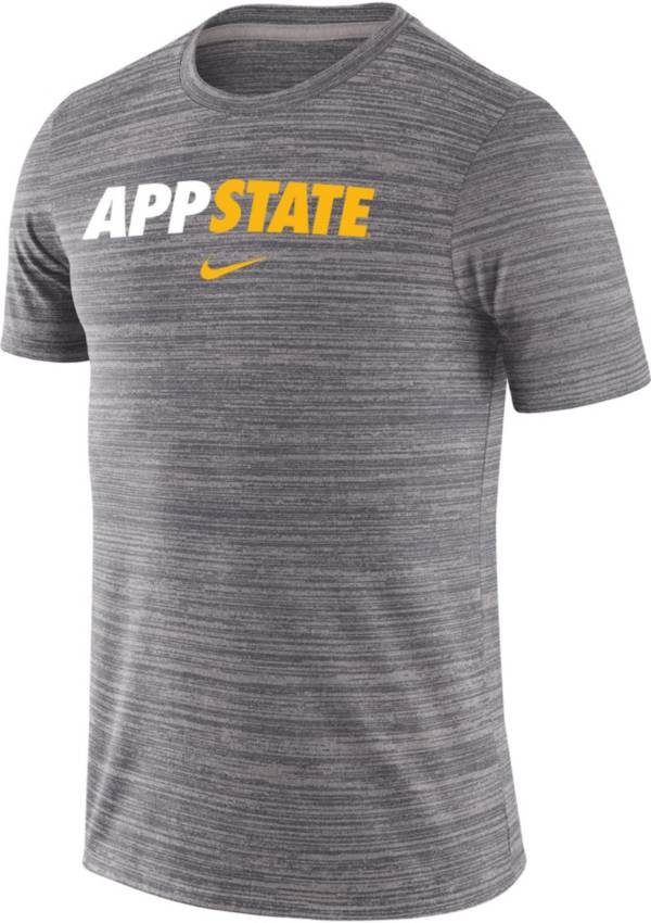 Nike Men's Appalachian State Mountaineers Grey Dri-FIT Velocity ...