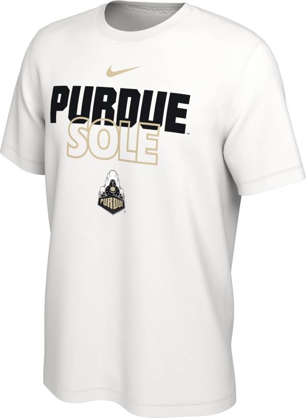 Nike Purdue Boilermakers White 2023 March Madness Basketball Purdue Sole Bench T-Shirt product image