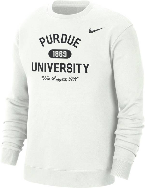 White purdue outlet sweatshirt