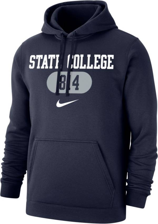 Nike Men's Penn State Nittany Lions Blue State College 814 Area Code Club Fleece Pullover Hoodie product image