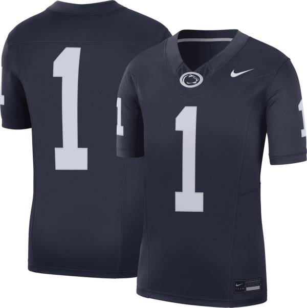 Nike Men s Penn State Nittany Lions 1 Navy Dri FIT Limited VF Football Jersey