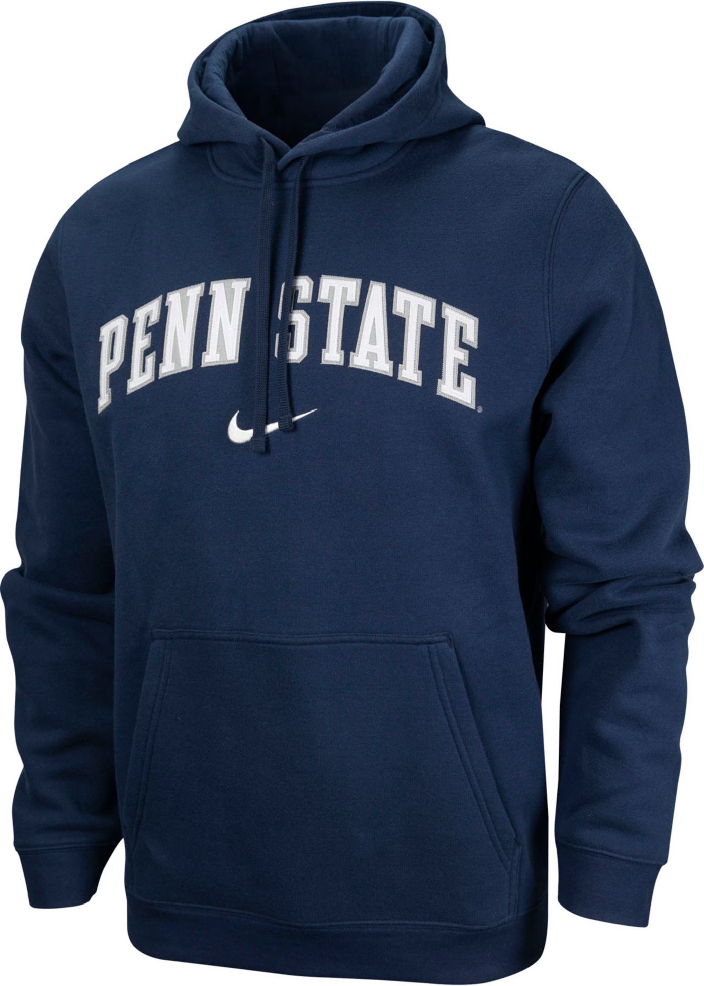 Nike Men s Penn State Nittany Lions Blue Tackle Twill Pullover Hoodie XL