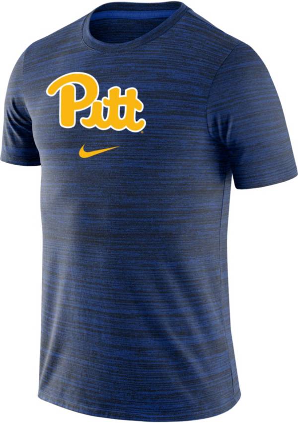 Nike Men's Pitt Panthers Blue Dri-FIT Velocity Football Team Issue T ...