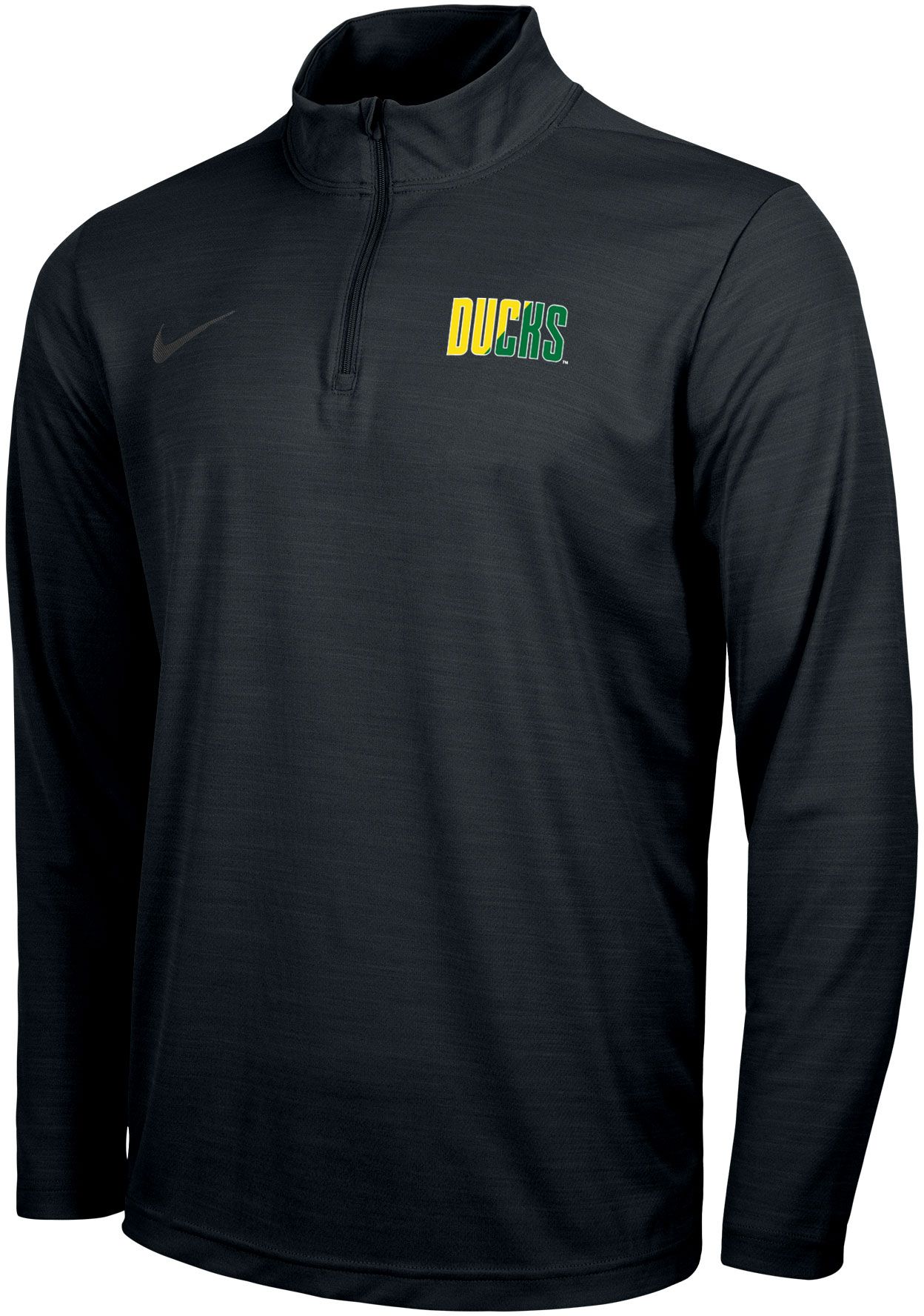 Nike Men's Oregon Ducks Black Intensity Quarter-Zip Shirt