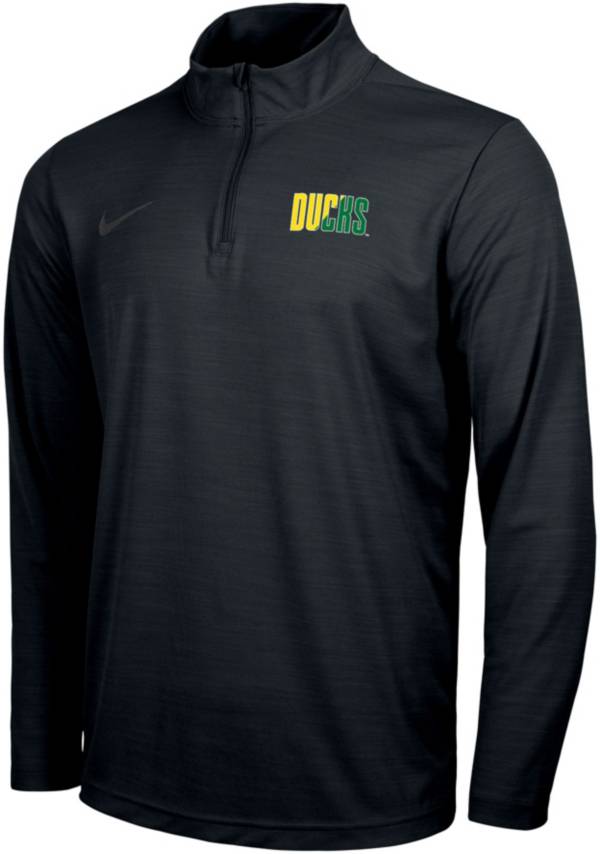 Nike Men's Oregon Ducks Black Intensity Quarter-Zip Shirt | Dick's ...