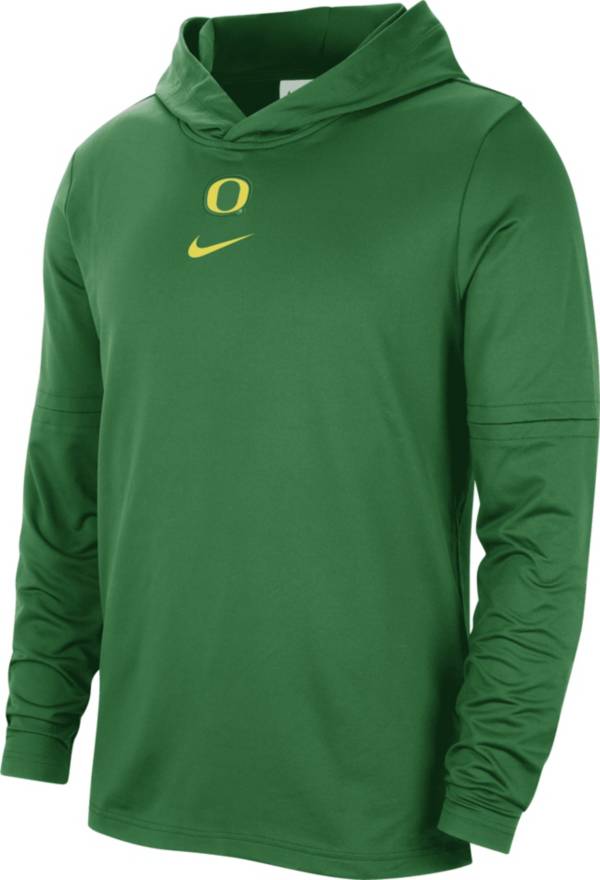 Men's Nike Green New York Jets Sideline Velocity Athletic Stack Performance  Long Sleeve T-Shirt