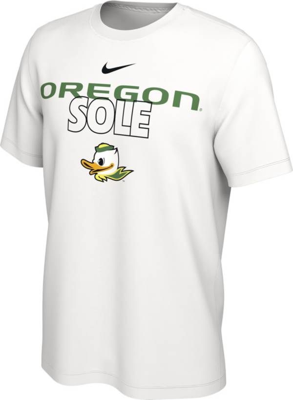 Nike Oregon Ducks White 2023 March Madness Basketball Oregon Sole Bench T-Shirt product image
